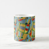 Abstrakte Formen, Matisse-Stil, Hinzufügen von Tex Kaffeetasse (Mittel)