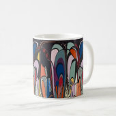 Abstrakte Formen, Matisse-Stil, Hinzufügen von Tex Kaffeetasse (VorderseiteRechts)