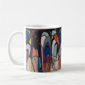 Abstrakte Formen, Matisse-Stil, Hinzufügen von Tex Kaffeetasse (Links)