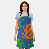 Abstrakte Formen, Matisse-Stil, Hinzufügen von Tex Schürze (Getragen)