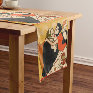 Abstrakte Formen, Matisse Style, Text hinzufügen, Kurzer Tischläufer