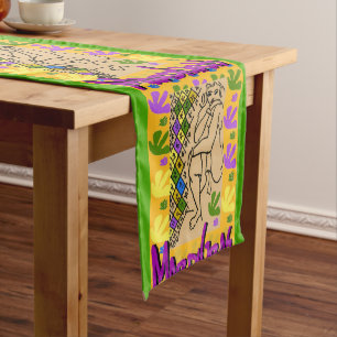 Abstrakte Formen, Matisse Style, Text hinzufügen, Mittelgroßer Tischläufer