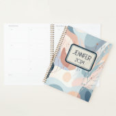 Abstrakte Formen mit Blumendekoration Planer (Anzeige)