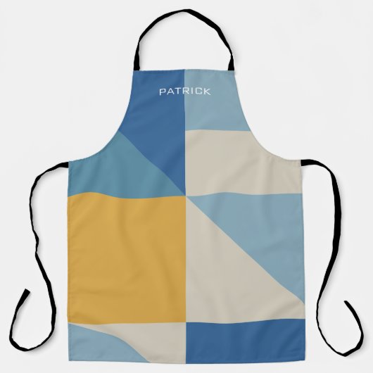 Abstrakte Formen mit mittlerer Geometrie Schürze (Vorderseite)