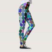 Abstrakte Formen mit vielen Farben Leggings (Rechts)