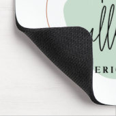 Abstrakte Formen - Modern Made Company Logo Mousepad (Ecke)