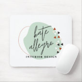 Abstrakte Formen - Modern Made Company Logo Mousepad (Mit Mouse)