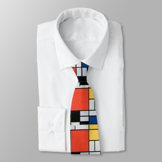 Abstrakte Formen Mondrian Krawatte (Gebunden)