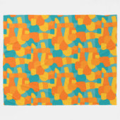Abstrakte Formen Mosaik 310722 Fleecedecke (Vorderseite (Horizontal))