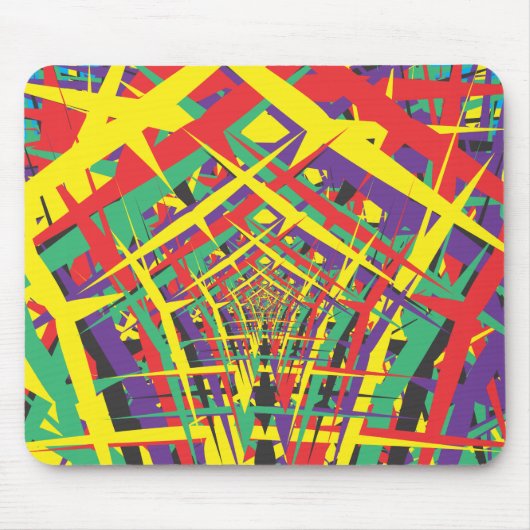 Abstrakte Formen Mousepad (Vorne)
