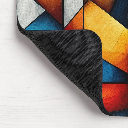 Abstrakte Formen Mousepad (Ecke)