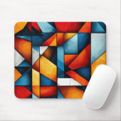 Abstrakte Formen Mousepad (Mit Mouse)