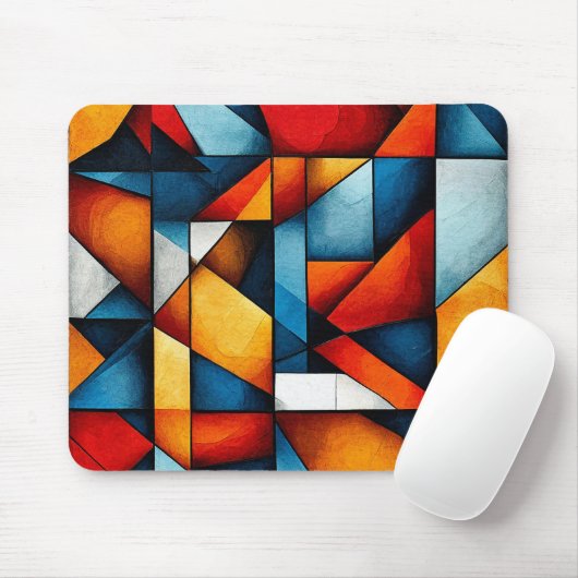 Abstrakte Formen Mousepad (Mit Mouse)