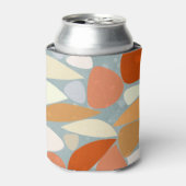 Abstrakte Formen Orange Dosenkühler (Kanne Vorderseite)