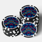 Abstrakte Formen Pokerchips (Stapel)