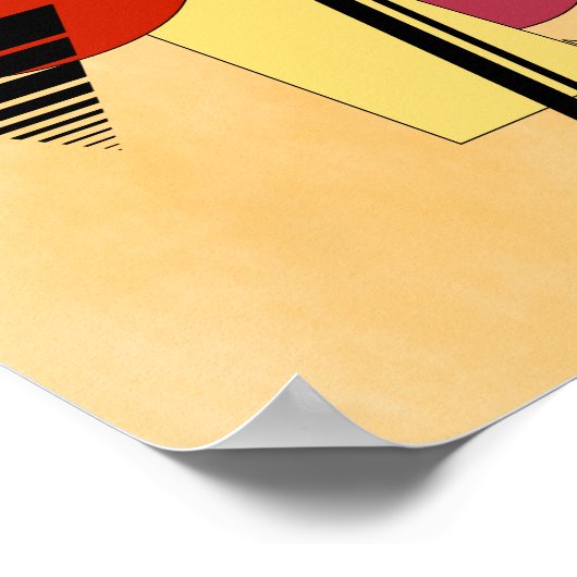 Abstrakte Formen Poster (Ecke)