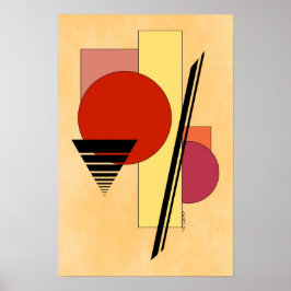 Abstrakte Formen Poster