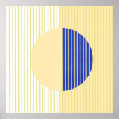 abstrakte Formen Poster (Vorne)