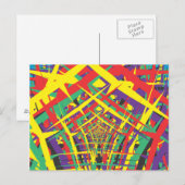 Abstrakte Formen Postkarte (Vorne/Hinten)