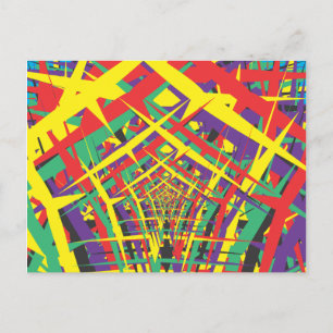 Abstrakte Formen Postkarte