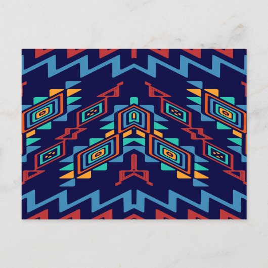 Abstrakte Formen Postkarte (Vorderseite)