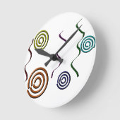 Abstrakte Formen Runde Wanduhr (Winkel)