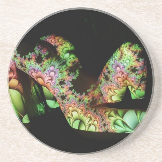 Abstrakte Formen Sandstein Untersetzer (Vorne)