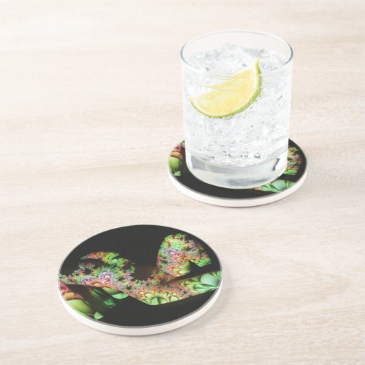 Abstrakte Formen Sandstein Untersetzer (Seite)