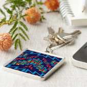 Abstrakte Formen Schlüsselanhänger (Seite)