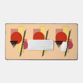 Abstrakte Formen Schreibtischunterlage (Tastatur & Maus)