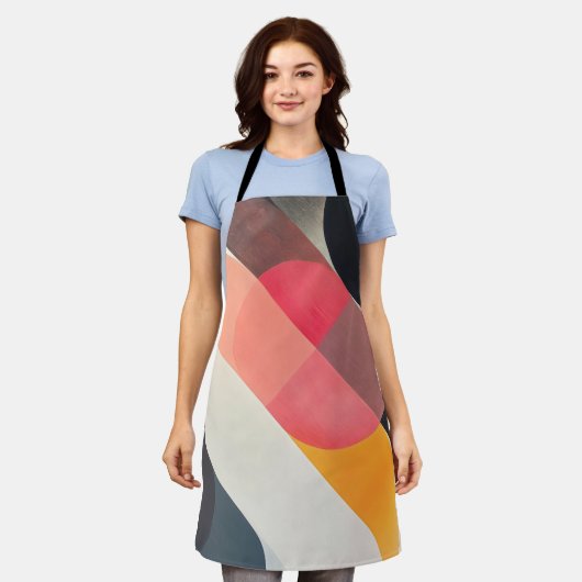 Abstrakte Formen Schürze (Getragen)