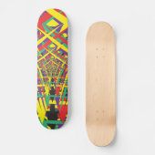 Abstrakte Formen Skateboard (Vorderseite)