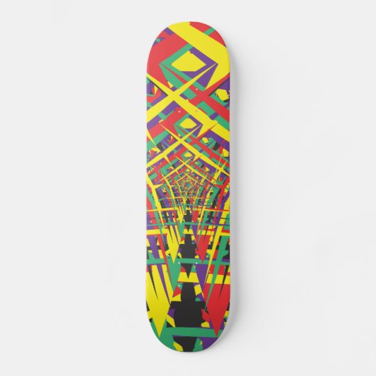 Abstrakte Formen Skateboard (Vorderseite)