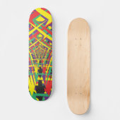 Abstrakte Formen Skateboard (Vorderseite)