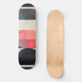 Abstrakte Formen Skateboard (Vorderseite)