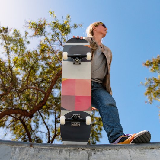 Abstrakte Formen Skateboard (Außen 1)