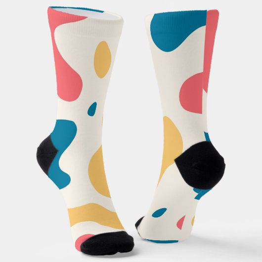 Abstrakte Formen Socken (Gewinkelt)