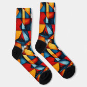 Abstrakte Formen Socken (Rechts)