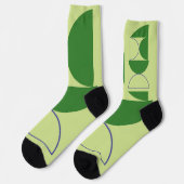 abstrakte Formen Socken (Linkes Detail)