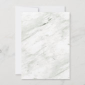 Abstrakte Formen sorgen für grüne Marmorbacken und Save The Date (Rückseite)