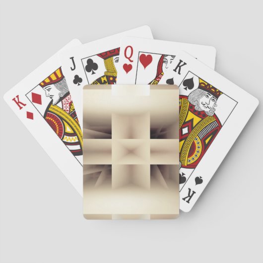 Abstrakte Formen Spielkarten (Rückseite)