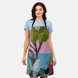 Abstrakte Formen, Stil, Text hinzufügen, Schürze