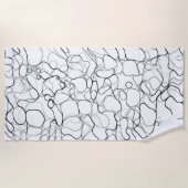 Abstrakte Formen Strandtuch (Vorderseite)