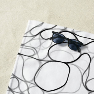 Abstrakte Formen Strandtuch