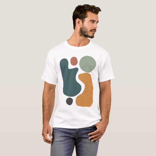 Abstrakte Formen T-Shirt (Vorne ganz)