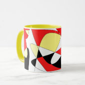 abstrakte Formen Tasse (Vorderseite Links)