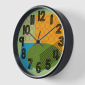 Abstrakte Formen Uhr (Winkel)