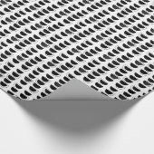 Abstrakte Formen - Umschlagpapier für Schwarzweiß Geschenkpapier (Ecke)