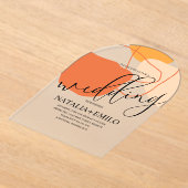 Abstrakte Formen und Schluchten Acryleinladungen (Ablage )