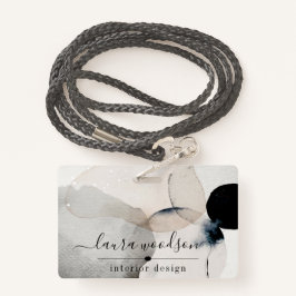 Abstrakte Formen von Aquarellen - Innenarchitekten Ausweis